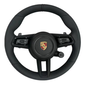 Porsche Custom Alcantara Leather Steering Wheel for Porsches Panamera Cayenne Boxster Macan 911 958 957 971 970 996 981