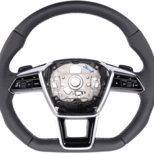 Custom Perforated Leather Sport Steering Wheel for Audi A3 A4 A5 A6 Q3 Q5 RS Models