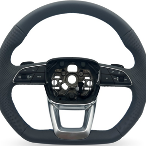 Custom Perforated Leather Multi-Function Steering Wheel for Audi A3 A4 A5 A6 Q3 Q5 & VW Models